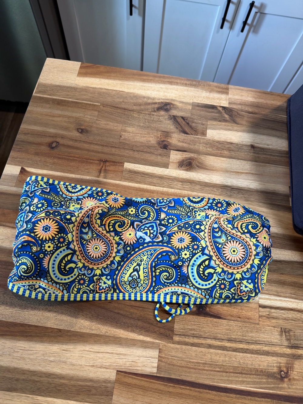 Blue Paisley Travel Pouch